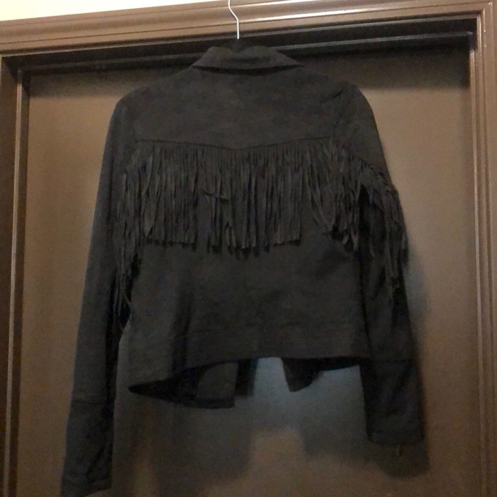Suede Fringe Jacket - Picture 2 of 2